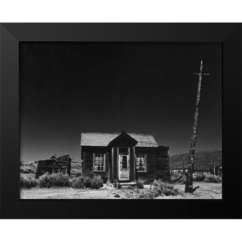 Bodi Outhouse Black Modern Wood Framed Art Print by Koetsier, Albert