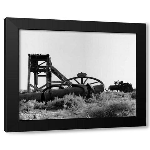 Bodi Mining 1 Black Modern Wood Framed Art Print by Koetsier, Albert