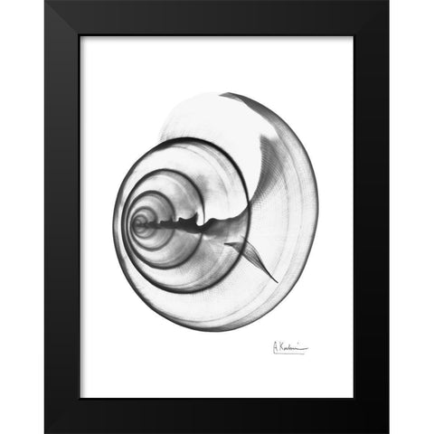 Crystal 4 Black Modern Wood Framed Art Print by Koetsier, Albert