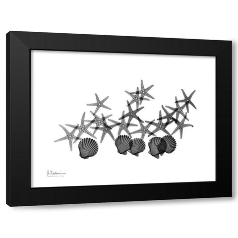 Amoung The Stars Black Modern Wood Framed Art Print by Koetsier, Albert