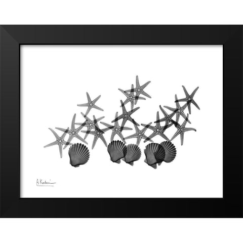 Amoung The Stars Black Modern Wood Framed Art Print by Koetsier, Albert