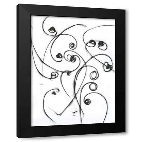 Clausewitch Center Of Gravity Black Modern Wood Framed Art Print with Double Matting by Koetsier, Albert