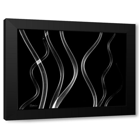 Endless Reach Black Modern Wood Framed Art Print with Double Matting by Koetsier, Albert