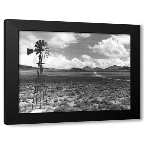 Field Of Winds 1 Black Modern Wood Framed Art Print with Double Matting by Koetsier, Albert