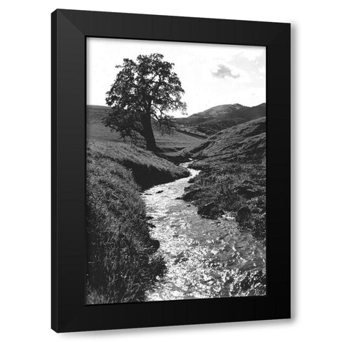 Stream Forward Black Modern Wood Framed Art Print with Double Matting by Koetsier, Albert