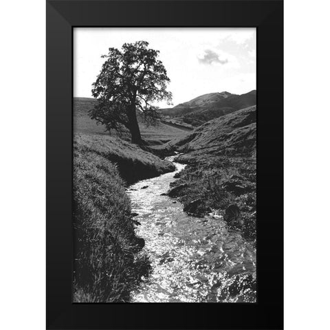 Stream Forward Black Modern Wood Framed Art Print by Koetsier, Albert