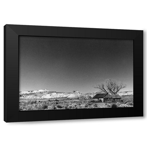 Desert Oasis Black Modern Wood Framed Art Print with Double Matting by Koetsier, Albert