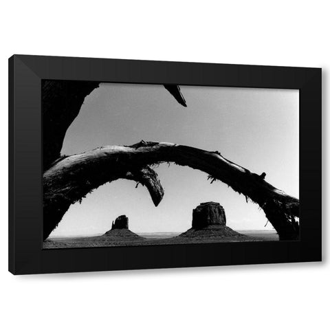 Reaching Over Black Modern Wood Framed Art Print with Double Matting by Koetsier, Albert