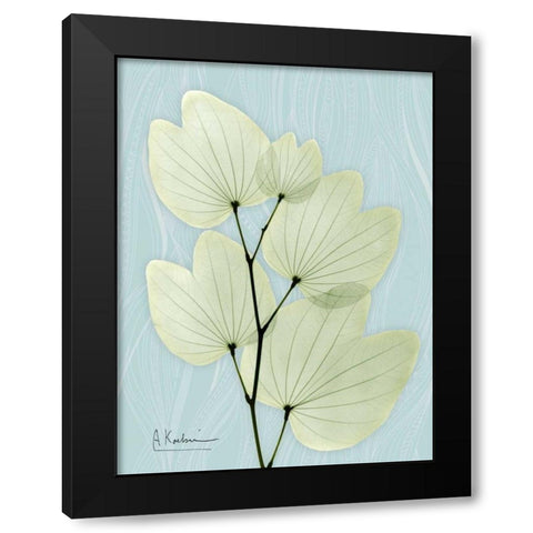 Orchid Tree L122 Black Modern Wood Framed Art Print with Double Matting by Koetsier, Albert