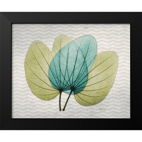 Citrus Orchid Tree Black Modern Wood Framed Art Print by Koetsier, Albert