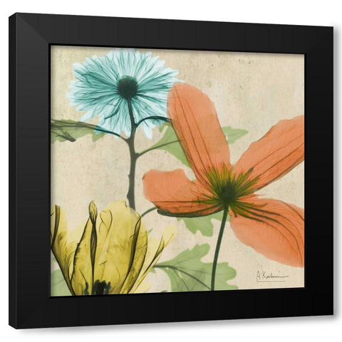 New Avalon V Black Modern Wood Framed Art Print with Double Matting by Koetsier, Albert