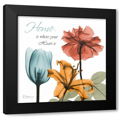 Avalon Home Black Modern Wood Framed Art Print with Double Matting by Koetsier, Albert