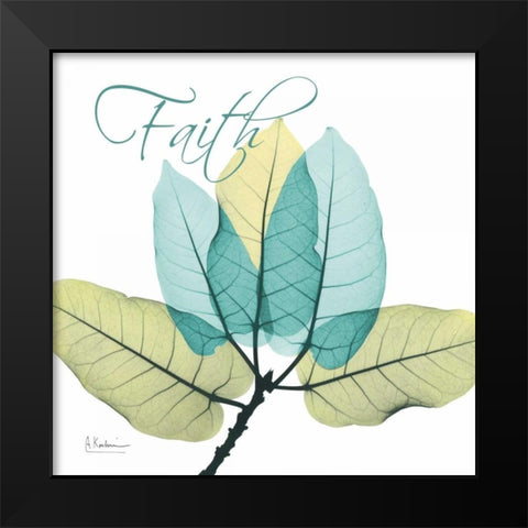 Faith Ficus Burkey Black Modern Wood Framed Art Print by Koetsier, Albert