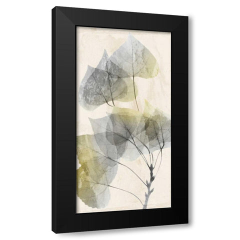 Golden Flaked Black Modern Wood Framed Art Print by Koetsier, Albert