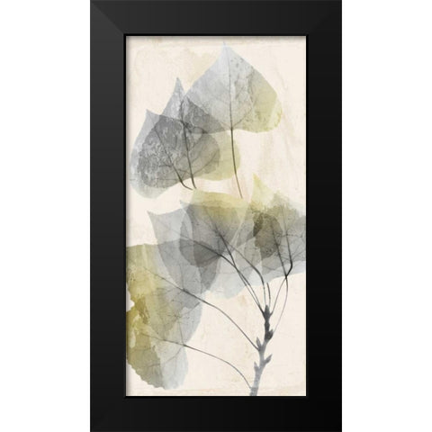 Golden Flaked Black Modern Wood Framed Art Print by Koetsier, Albert