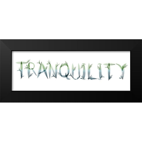 Tranquility Black Modern Wood Framed Art Print by Koetsier, Albert