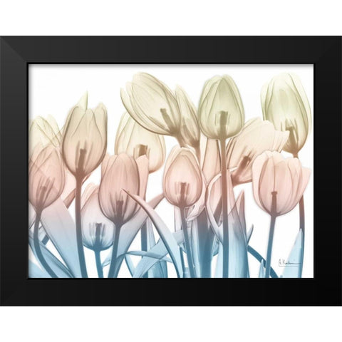 Magical Garden 2 Black Modern Wood Framed Art Print by Koetsier, Albert