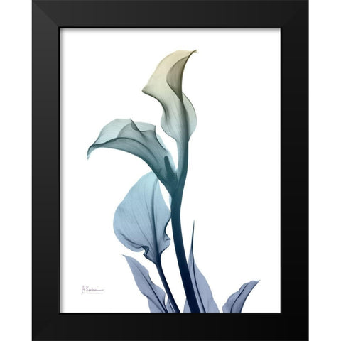 Ombre Expression 1 Black Modern Wood Framed Art Print by Koetsier, Albert