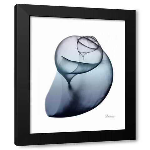 Lavender Snail 3 Black Modern Wood Framed Art Print by Koetsier, Albert