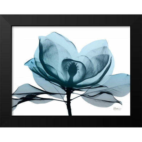 Midnight Magnolia 2 Black Modern Wood Framed Art Print by Koetsier, Albert