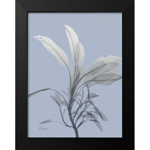 Skyway Sage Black Modern Wood Framed Art Print by Koetsier, Albert