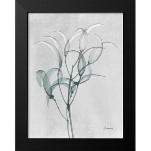 Emerald Oleander Bush Black Modern Wood Framed Art Print by Koetsier, Albert