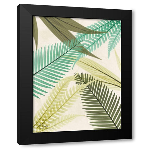 Mesozoic Travels 3 Black Modern Wood Framed Art Print by Koetsier, Albert