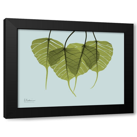 Bodhi Tree Quartet Black Modern Wood Framed Art Print with Double Matting by Koetsier, Albert