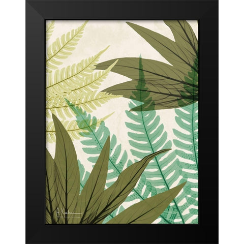 Mesozoic Timewarp 2 Black Modern Wood Framed Art Print by Koetsier, Albert