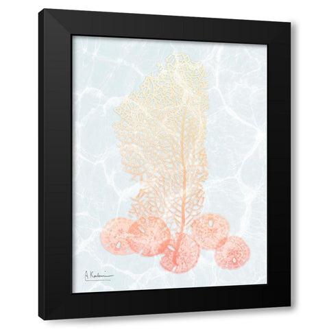 Spring Reef 1 Black Modern Wood Framed Art Print by Koetsier, Albert