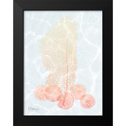 Spring Reef 1 Black Modern Wood Framed Art Print by Koetsier, Albert