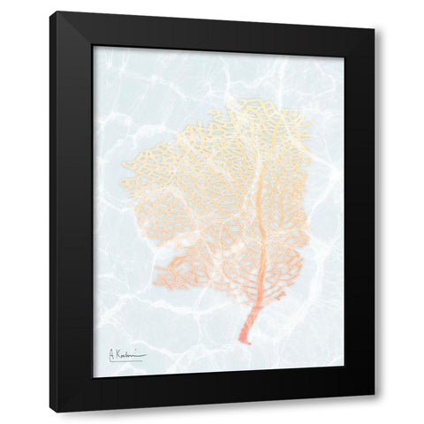 Spring Reef 2 Black Modern Wood Framed Art Print with Double Matting by Koetsier, Albert