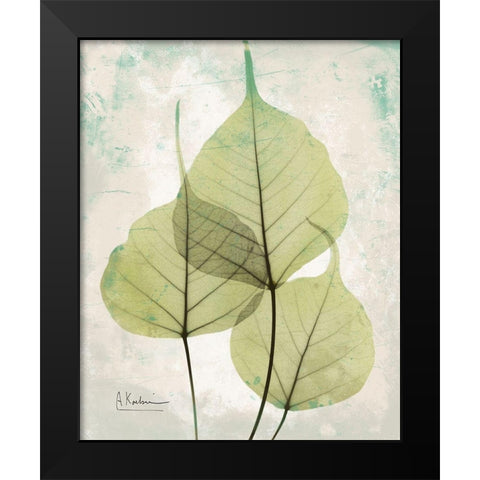 Stoned Bo Tree Black Modern Wood Framed Art Print by Koetsier, Albert