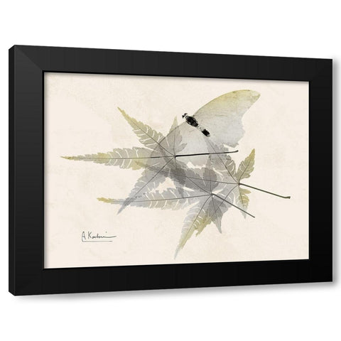 Sunny Flight Black Modern Wood Framed Art Print by Koetsier, Albert