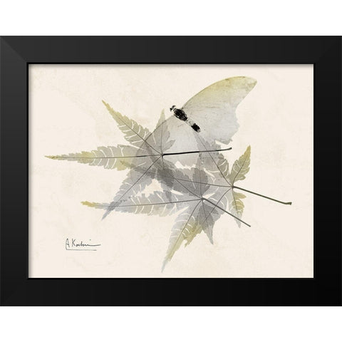 Sunny Flight Black Modern Wood Framed Art Print by Koetsier, Albert