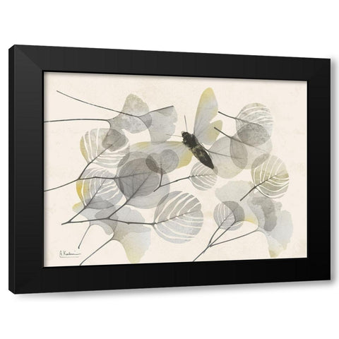 Sunny Flight 2 Black Modern Wood Framed Art Print with Double Matting by Koetsier, Albert