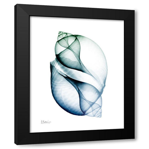 Crystal Breeze 1 Black Modern Wood Framed Art Print with Double Matting by Koetsier, Albert