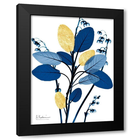 Embraced Fusion 1  Black Modern Wood Framed Art Print with Double Matting by Koetsier, Albert