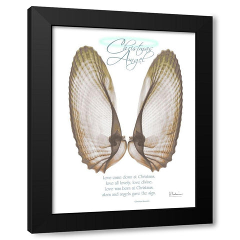 Christmas Morning Wings Black Modern Wood Framed Art Print with Double Matting by Koetsier, Albert