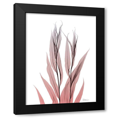 Vibrant Bamboo Leaf 2 Black Modern Wood Framed Art Print by Koetsier, Albert