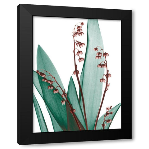 Elegance Blush 1 Black Modern Wood Framed Art Print with Double Matting by Koetsier, Albert