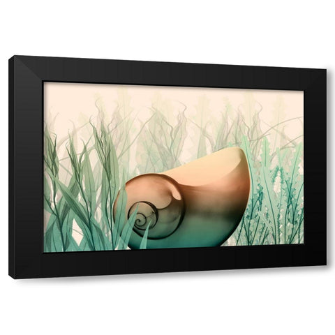 Underwater Dawn 4 Black Modern Wood Framed Art Print by Koetsier, Albert