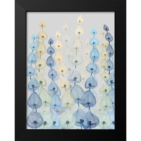 Lantern Forest 3 Black Modern Wood Framed Art Print by Koetsier, Albert