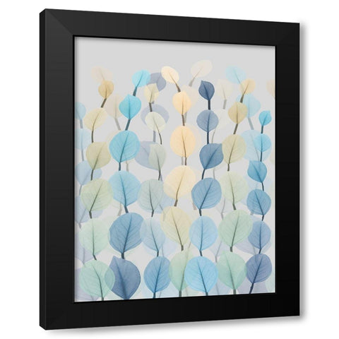 Lantern Forest 4 Black Modern Wood Framed Art Print with Double Matting by Koetsier, Albert