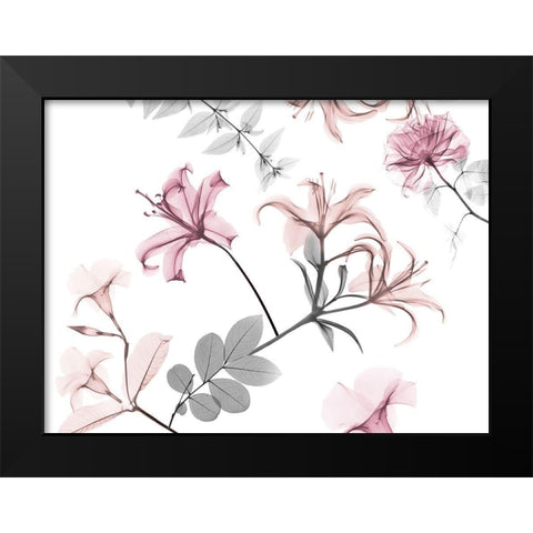 Sweet Bouquet 3 Black Modern Wood Framed Art Print by Koetsier, Albert