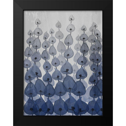 Sapphire Forest 1 Black Modern Wood Framed Art Print by Koetsier, Albert