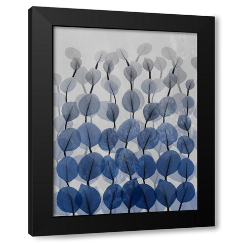 Sapphire Forest 2 Black Modern Wood Framed Art Print with Double Matting by Koetsier, Albert