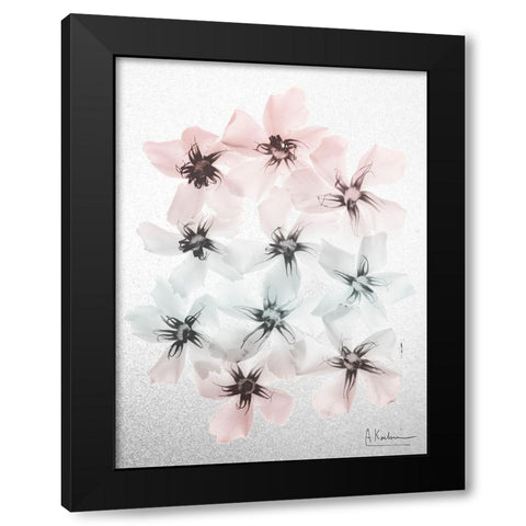 Oleander Fantasy 1 Black Modern Wood Framed Art Print with Double Matting by Koetsier, Albert