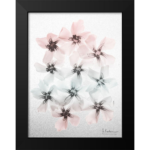 Oleander Fantasy 1 Black Modern Wood Framed Art Print by Koetsier, Albert