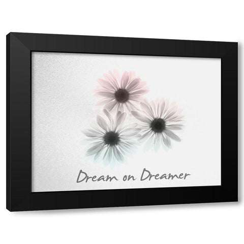 Dream on Dreamer Margarithe Black Modern Wood Framed Art Print with Double Matting by Koetsier, Albert